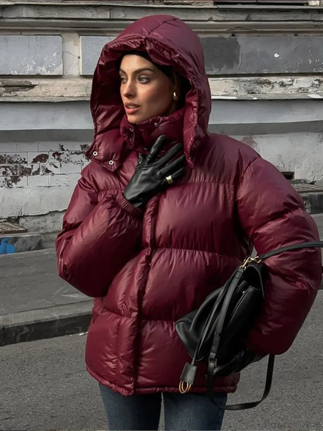 Parka imbottito con cappuccio Eliza