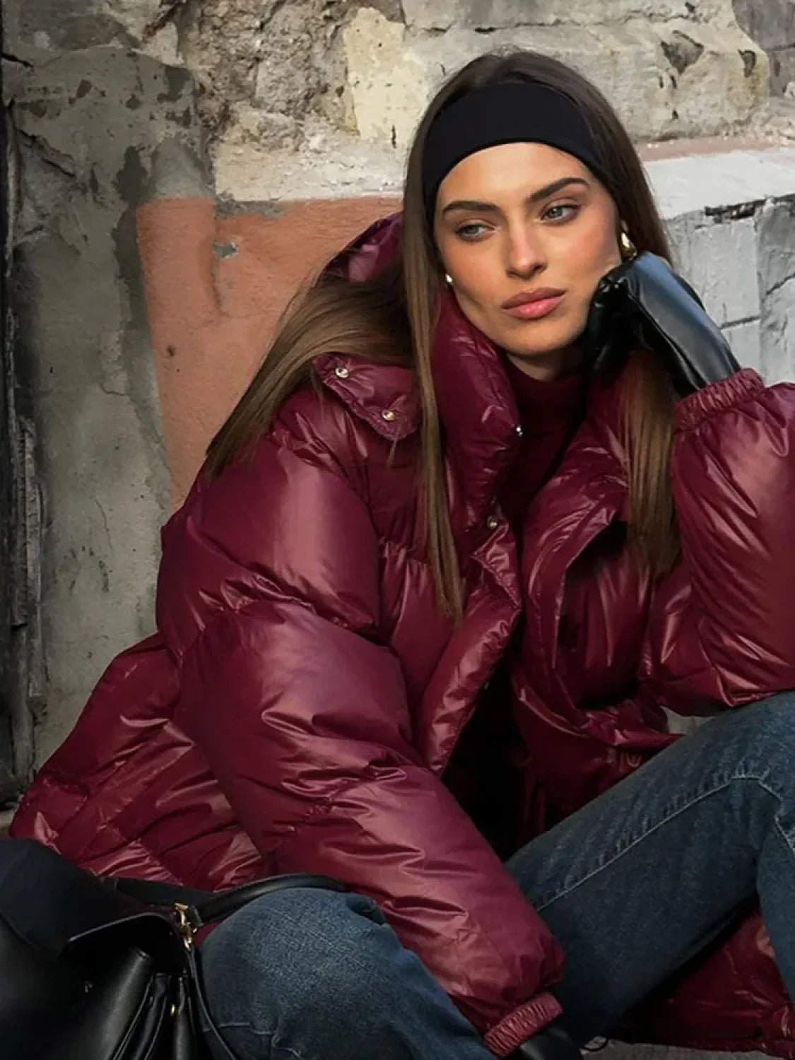 Parka imbottito con cappuccio Eliza