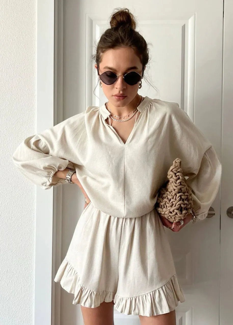 Completo Emilia da casa in cotone