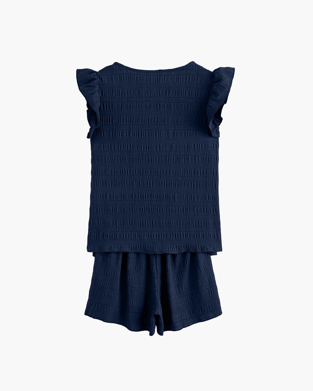 Completo Emily con camicetta testurizzata e shorts