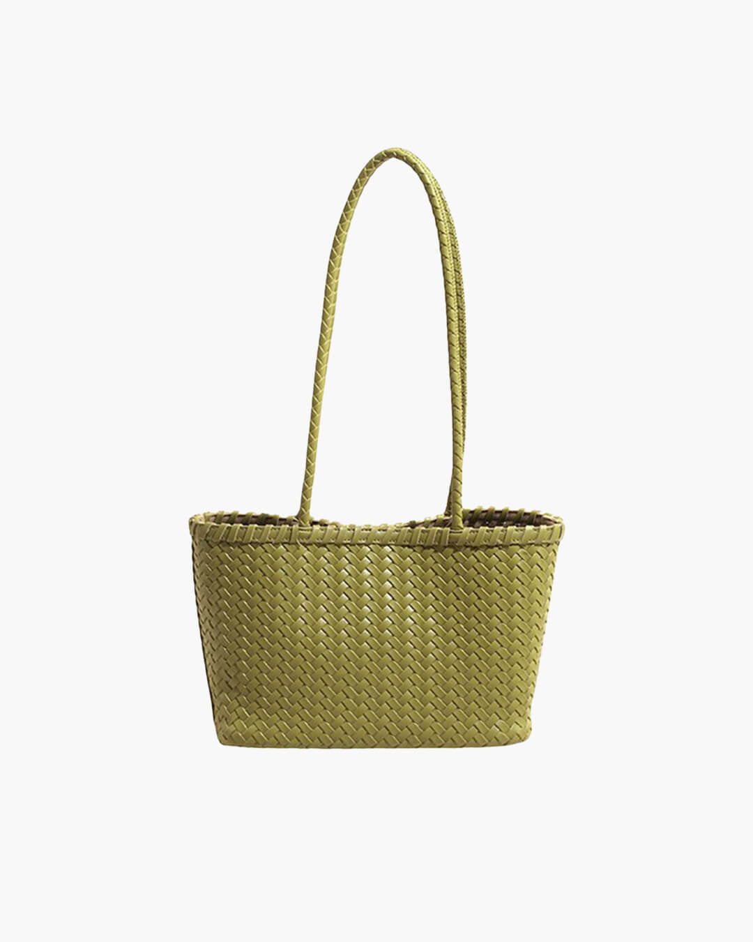 Borsa tote intrecciata in paglia Emma