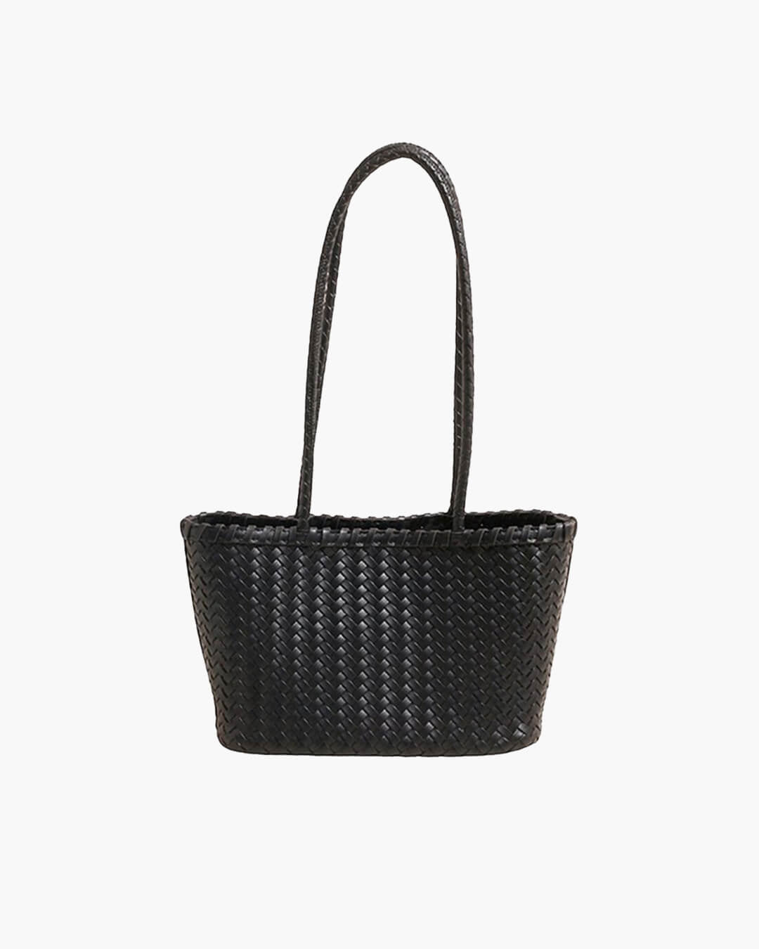 Borsa tote intrecciata in paglia Emma
