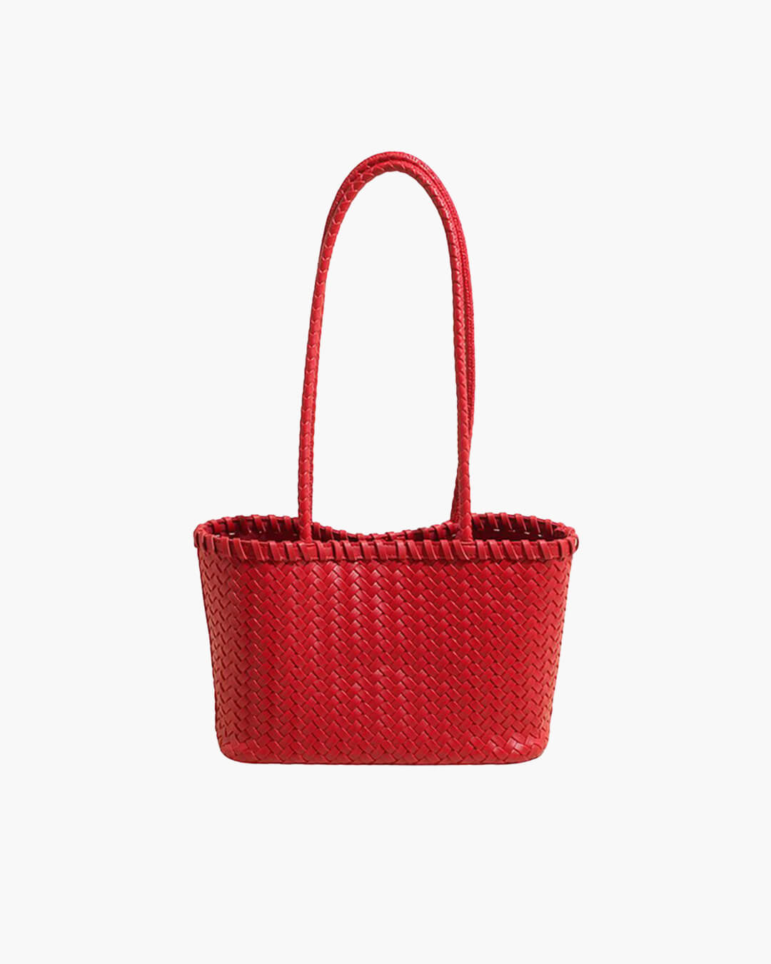 Borsa tote intrecciata in paglia Emma