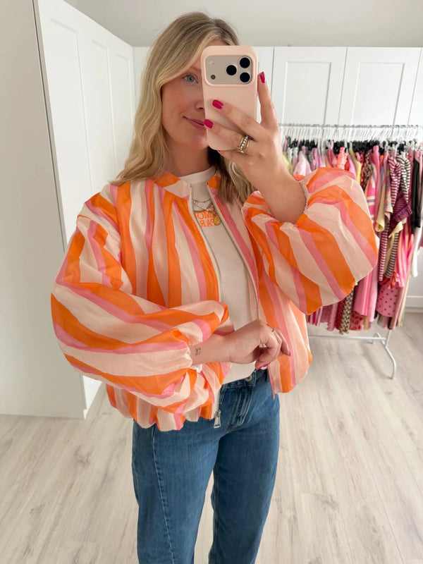 Bomber Eva a righe