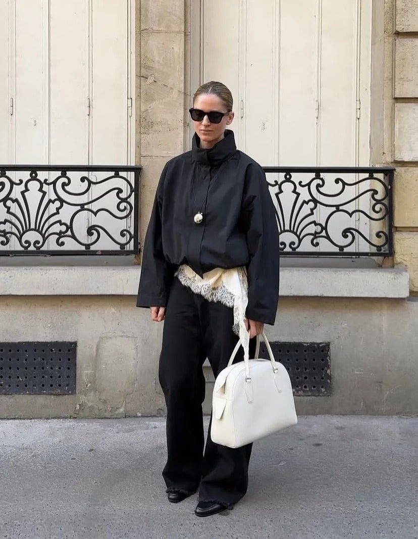 Giacca antivento Farah con collo a imbuto