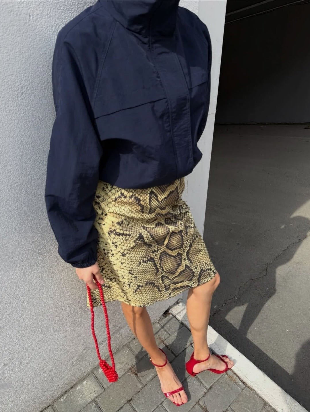 Giacca antivento Farah con collo a imbuto