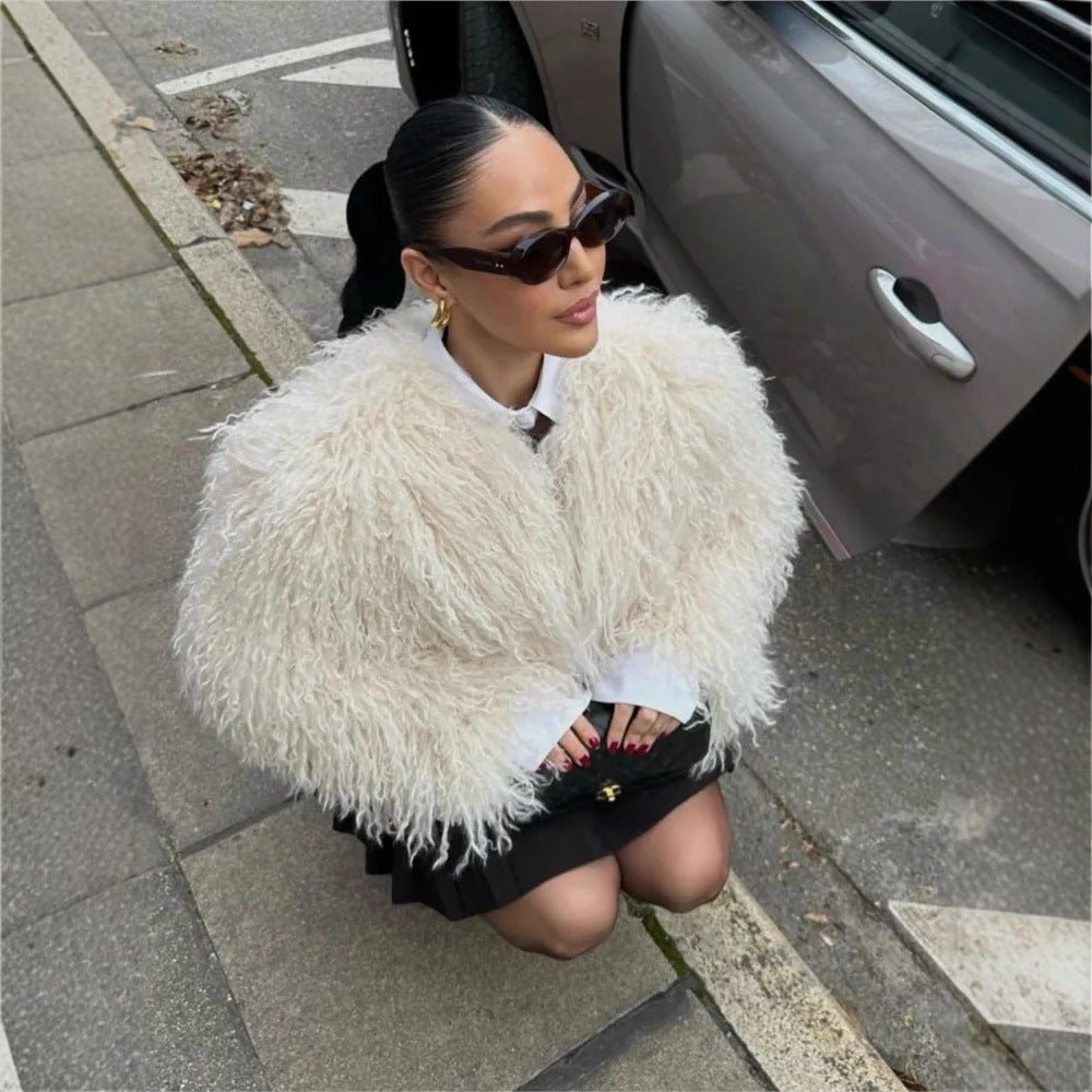 Faux Fur Fluffy Jacket
