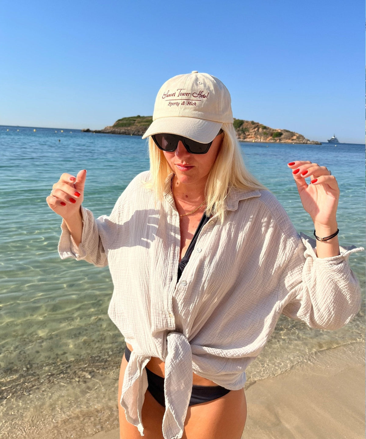 Blusa oversize in mussola Freya