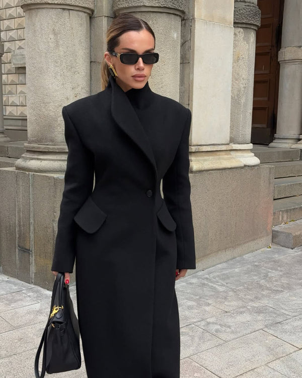Genevieve Cappotto lungo sartoriale