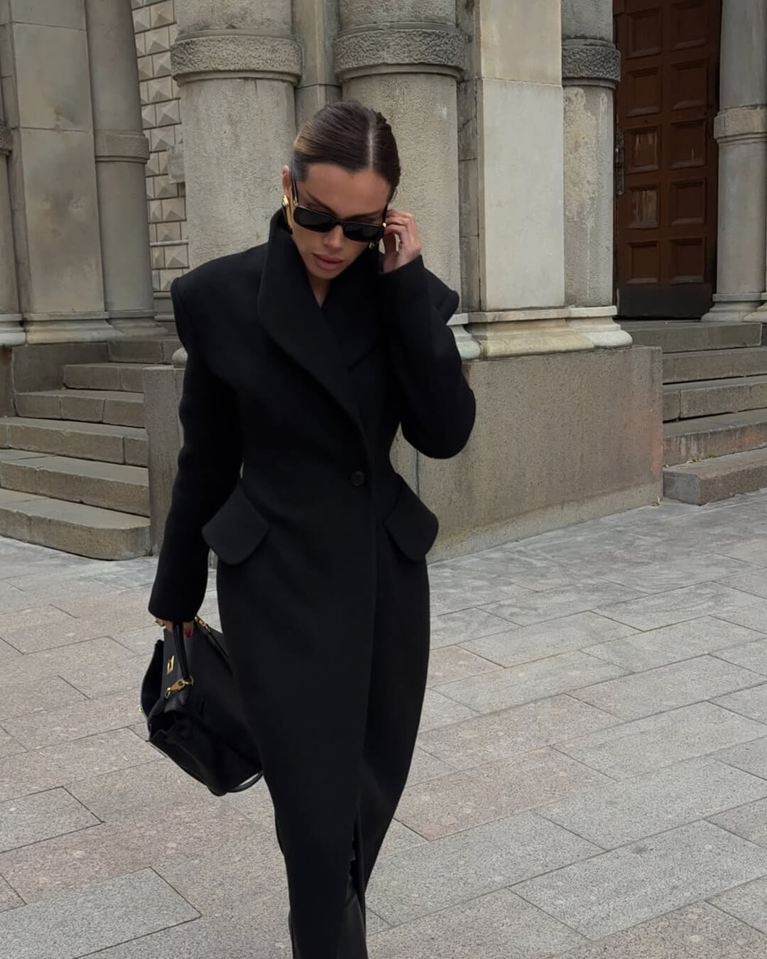 Genevieve Cappotto lungo sartoriale