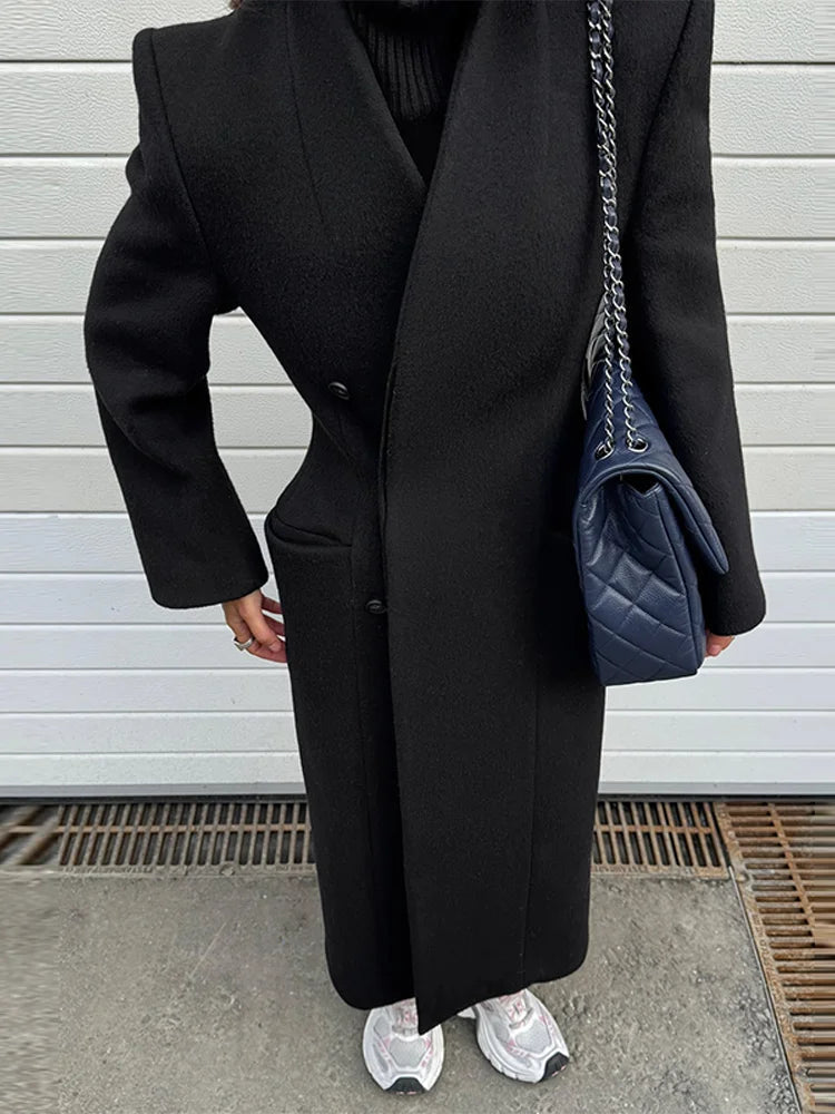 Genevieve Cappotto lungo sartoriale