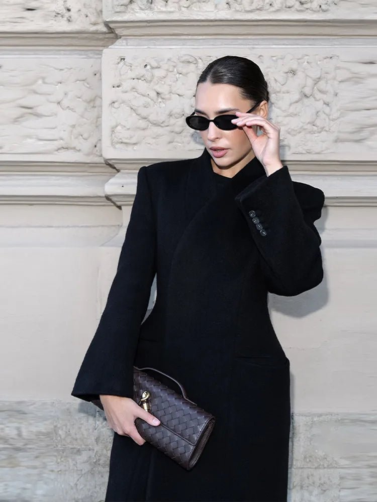 Genevieve Cappotto lungo sartoriale