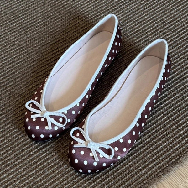 Ballerine Georgette a pois
