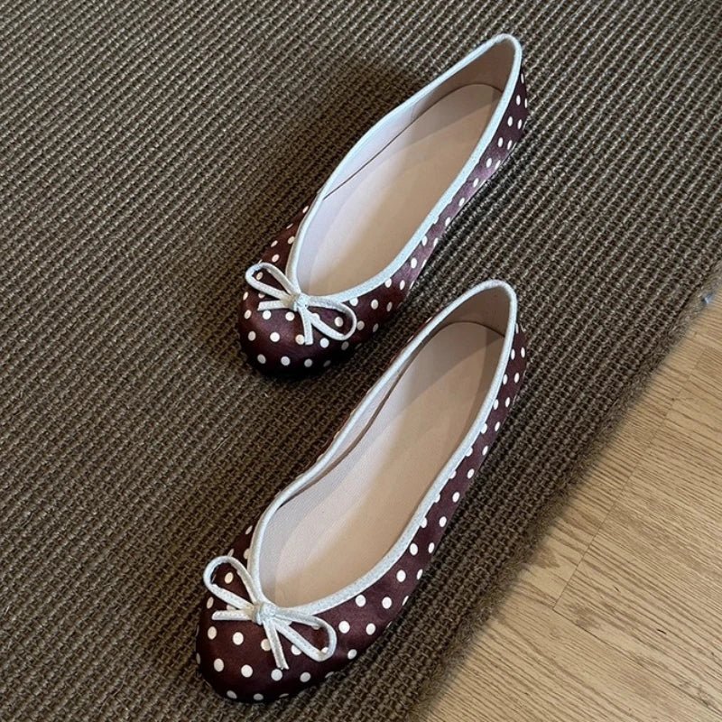 Ballerine Georgette a pois
