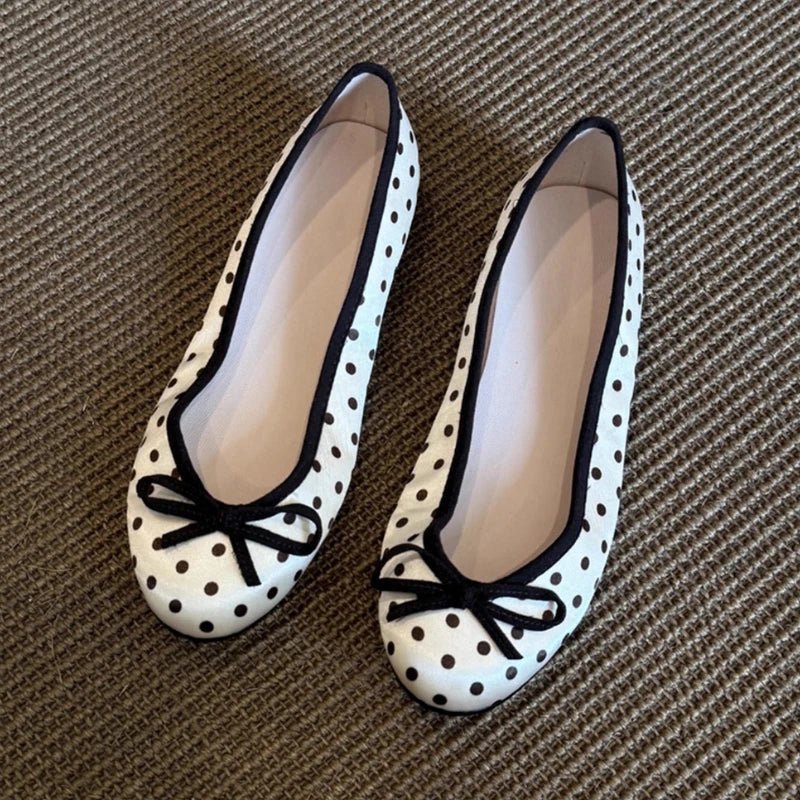 Ballerine Georgette a pois