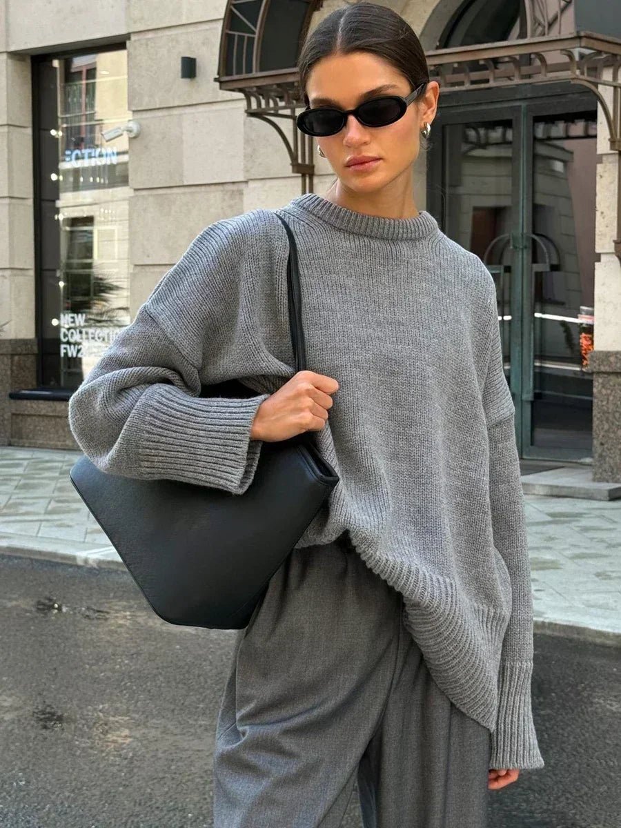 Maglione in maglia a coste Georgette