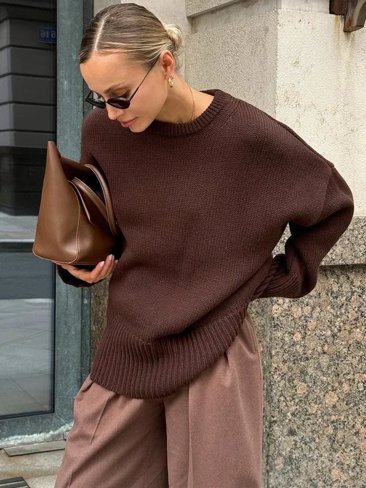 Maglione in maglia a coste Georgette