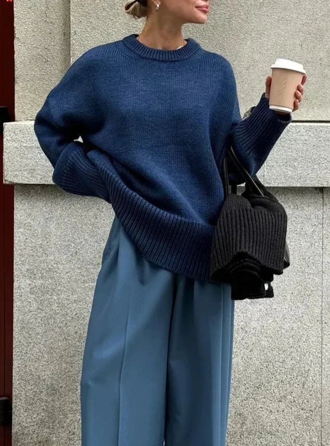 Maglione in maglia a coste Georgette