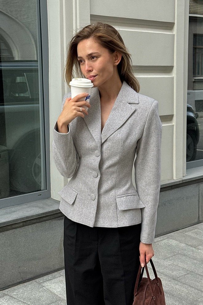 Blazer dal taglio slim vintage Geraldine
