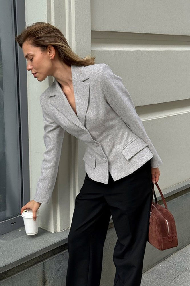 Blazer dal taglio slim vintage Geraldine