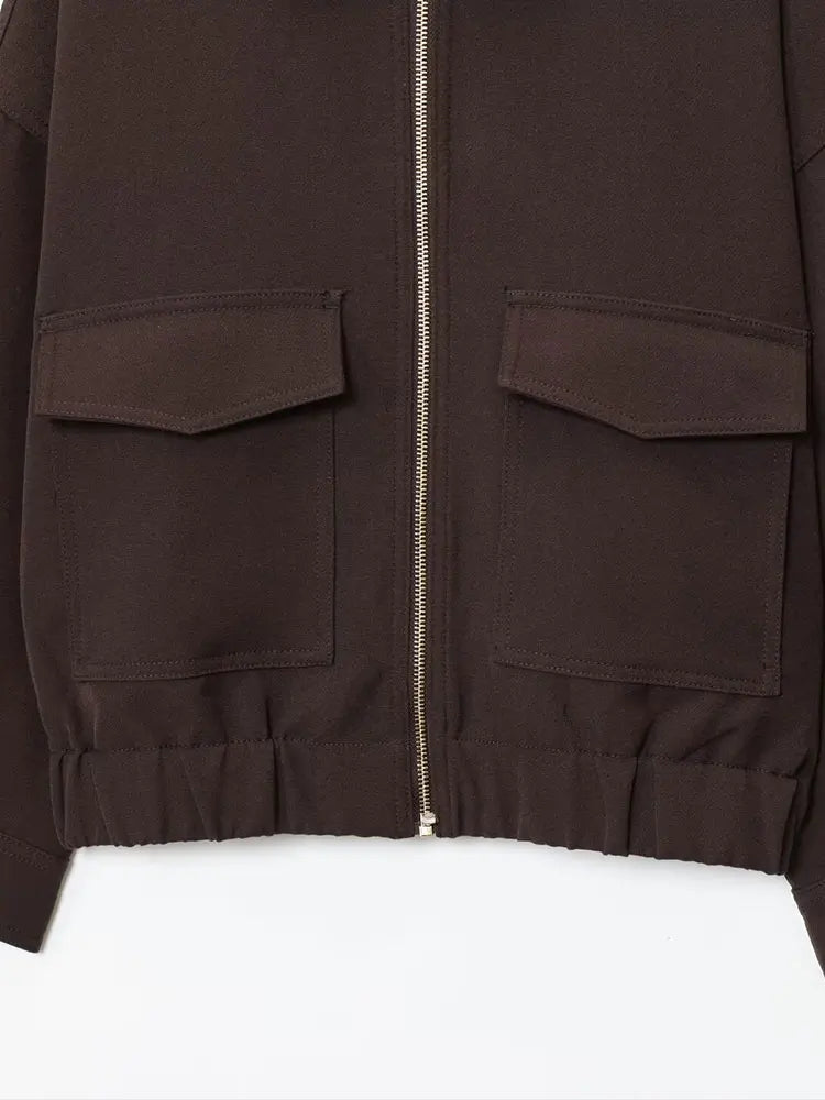Bomber con tasche con patta Ginny