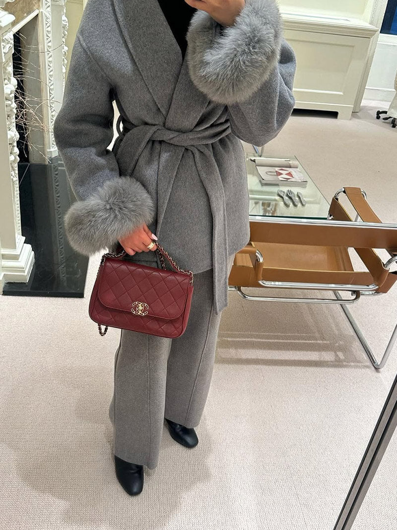 Cappotto Grace in ecopelliccia