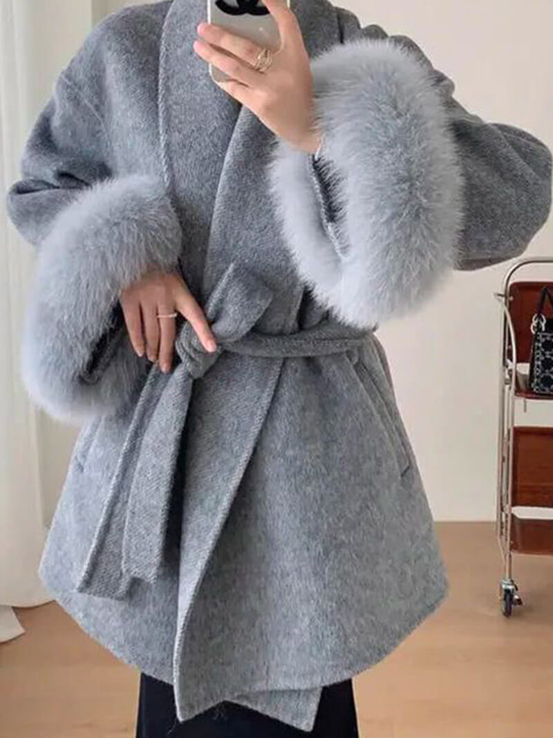 Cappotto Grace in ecopelliccia