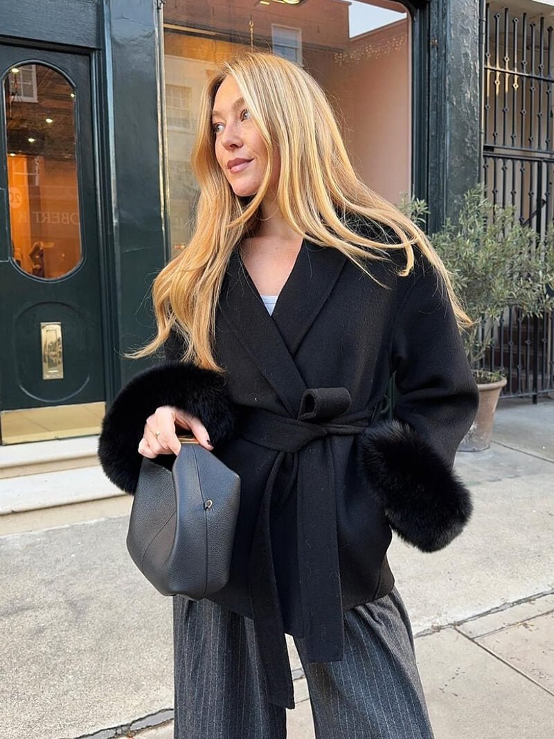 Cappotto Grace in ecopelliccia