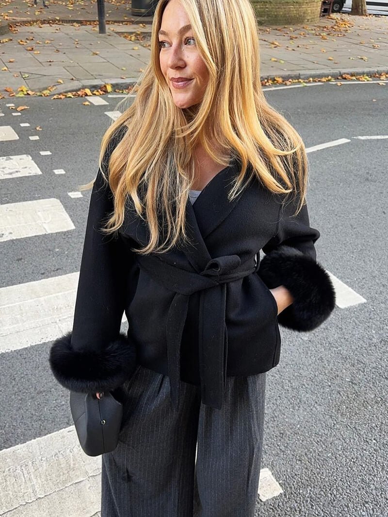 Cappotto Grace in ecopelliccia