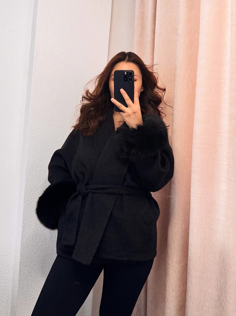 Cappotto Grace in ecopelliccia