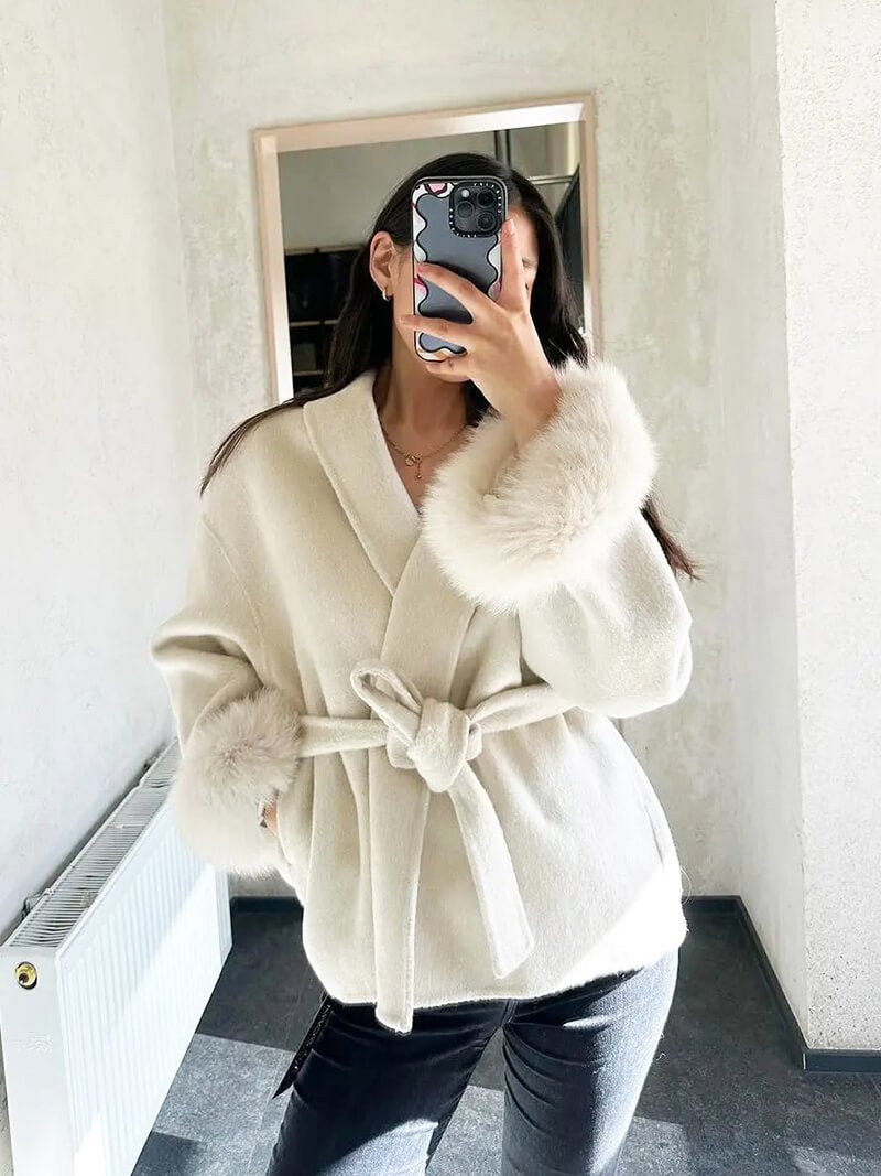 Cappotto Grace in ecopelliccia