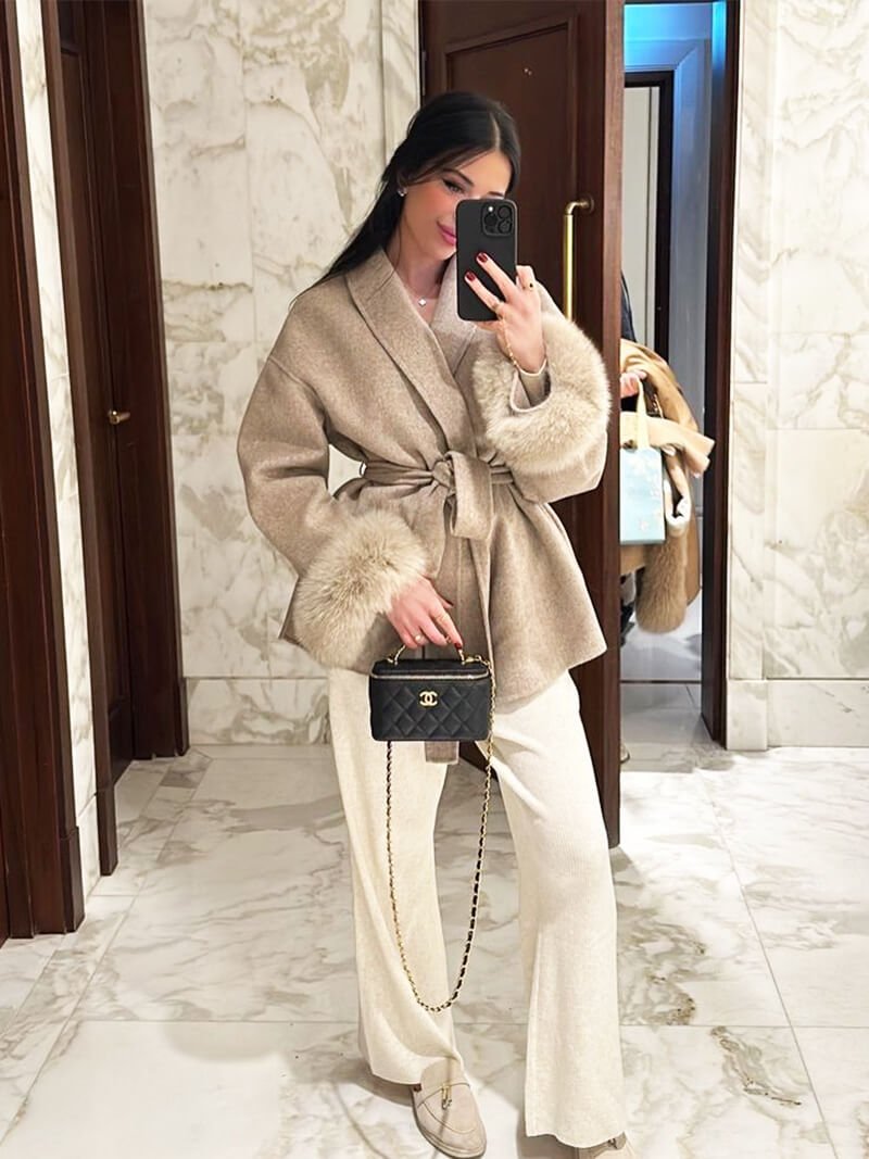 Cappotto Grace in ecopelliccia