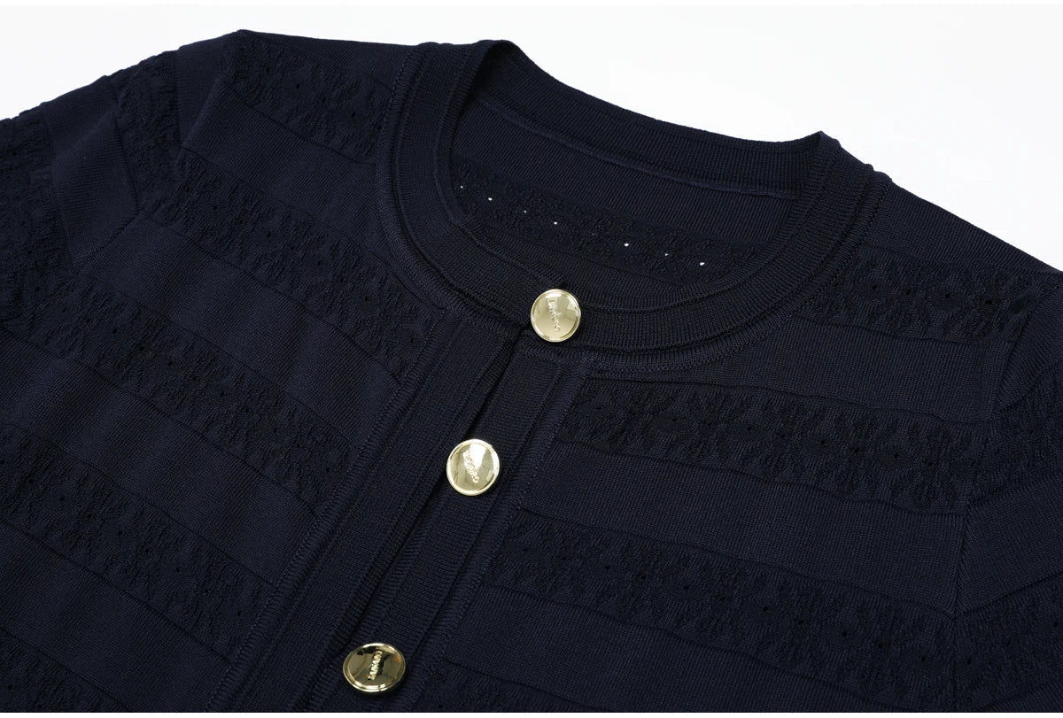 Abito lungo aderente in maglia Hannelore