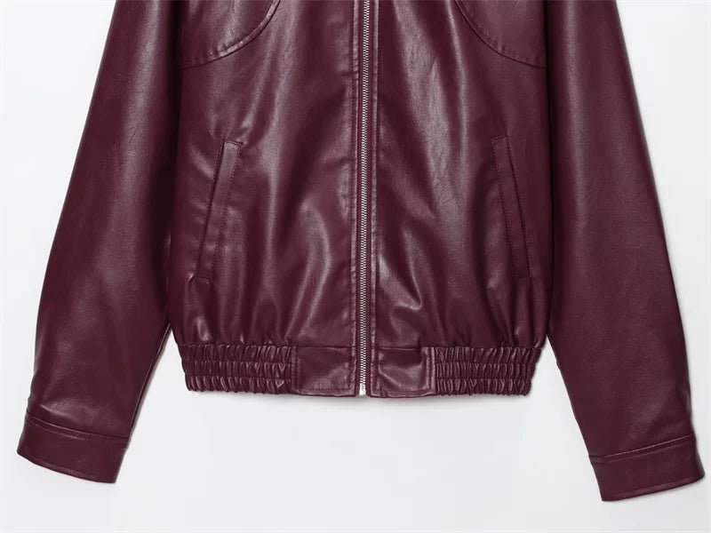 Bomber in similpelle Harper