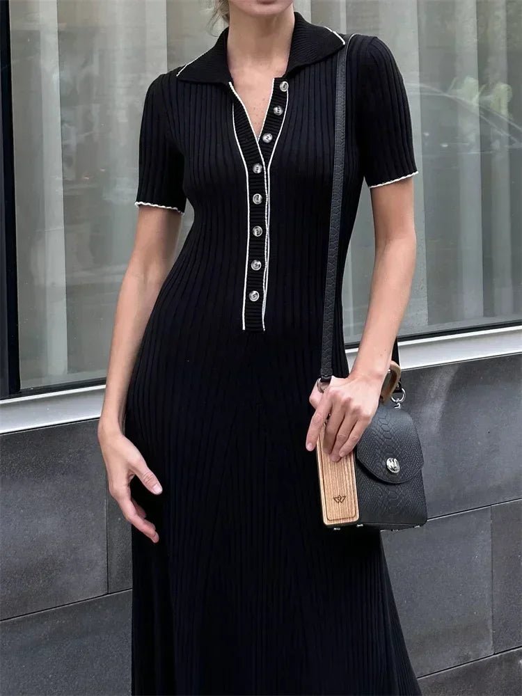 Abito midi in maglia Harriet