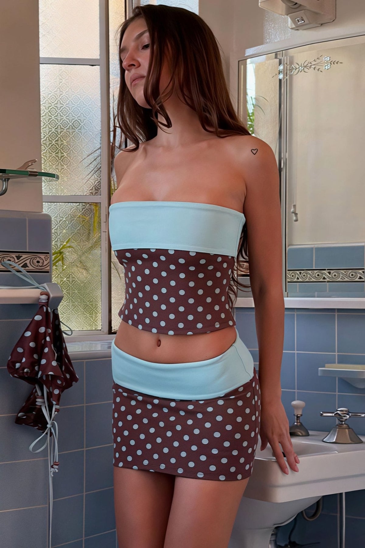 Completo aderente a fascia Heloise