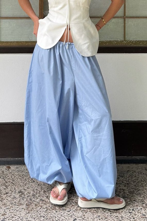 Pantaloni ampi con vita elasticizzata Inga