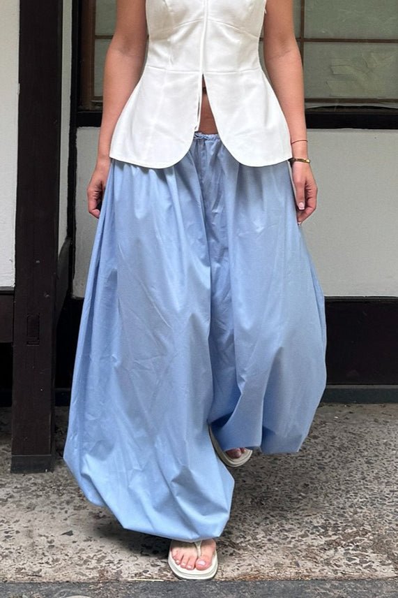 Pantaloni ampi con vita elasticizzata Inga