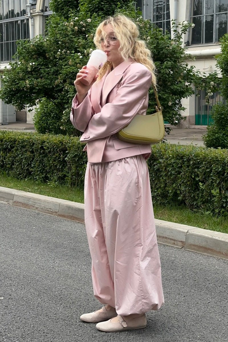 Pantaloni ampi con vita elasticizzata Inga