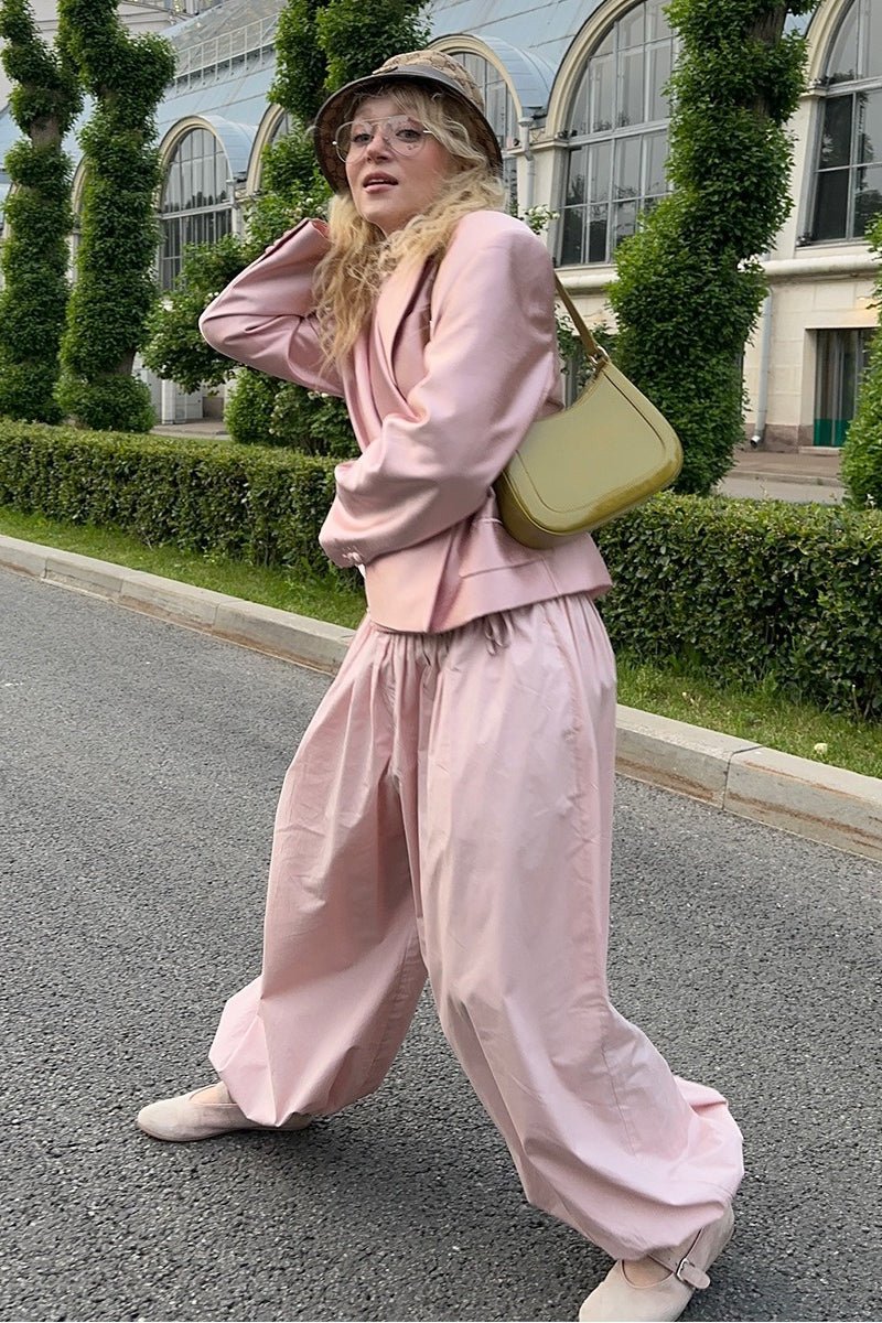 Pantaloni ampi con vita elasticizzata Inga