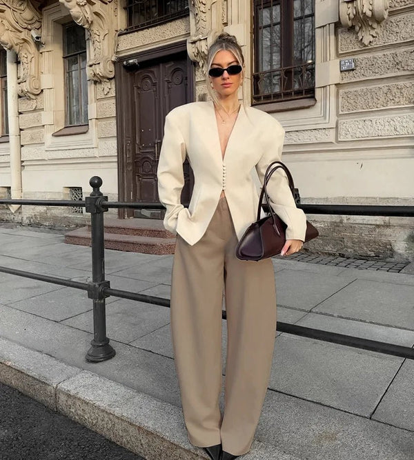 Blazer slim imbottito Isadora