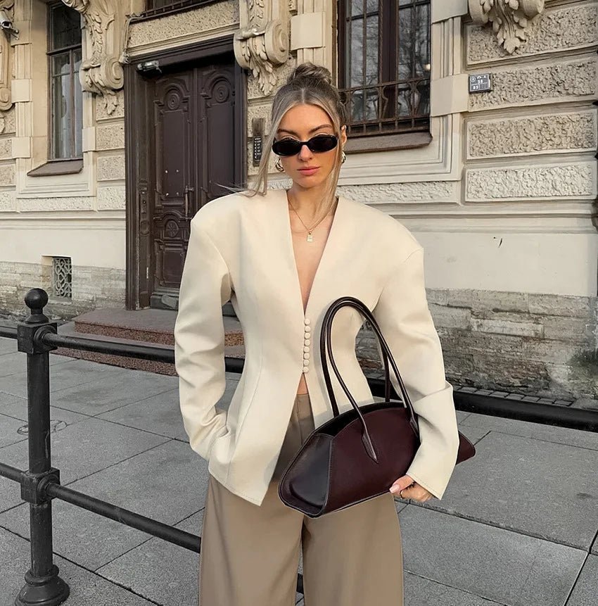 Blazer slim imbottito Isadora