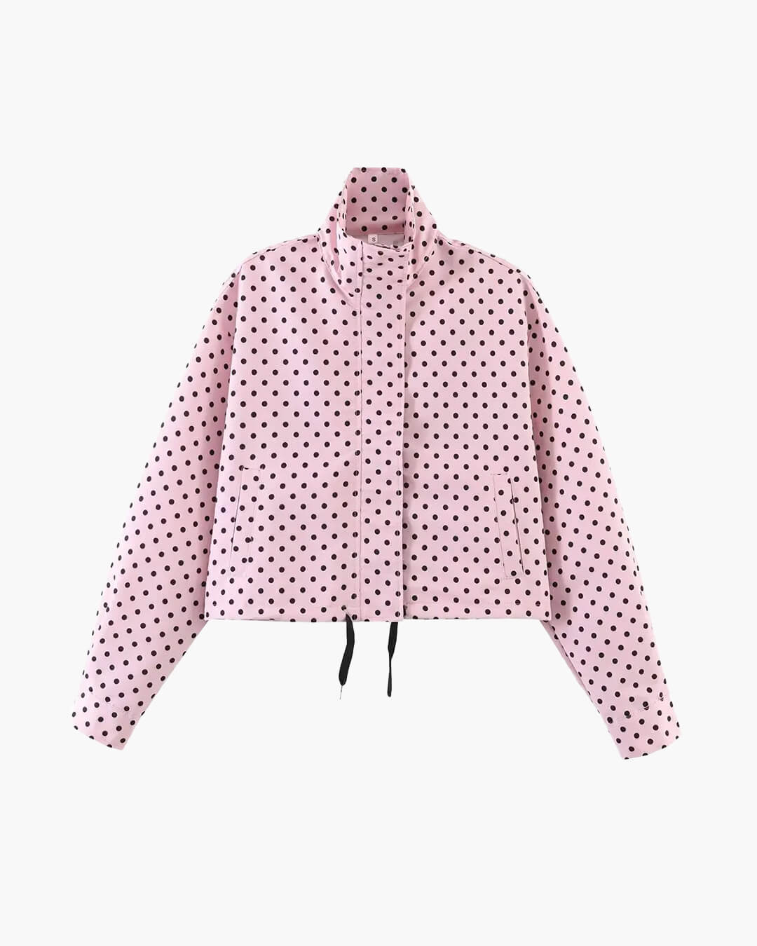 Giacca Janelle con collo alto e coulisse
