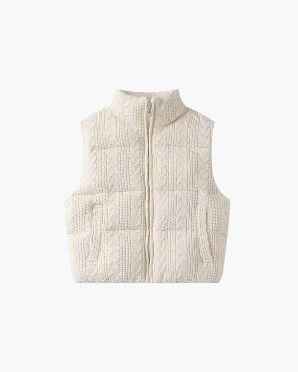 Gilet smanicato in maglia Jayden