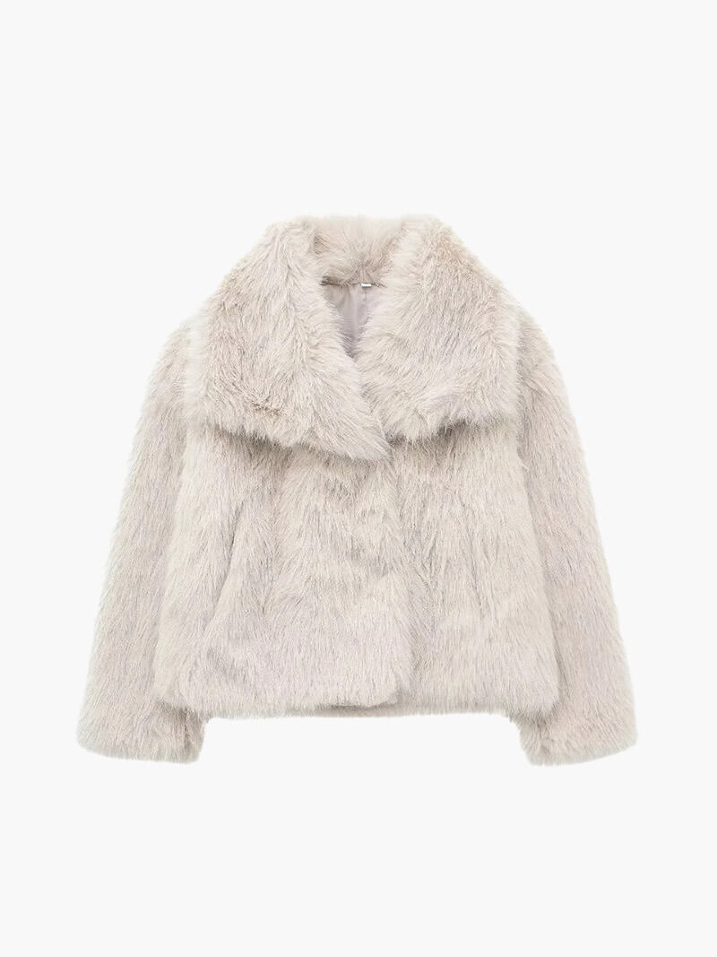 Cappotto Jenna in ecopelliccia