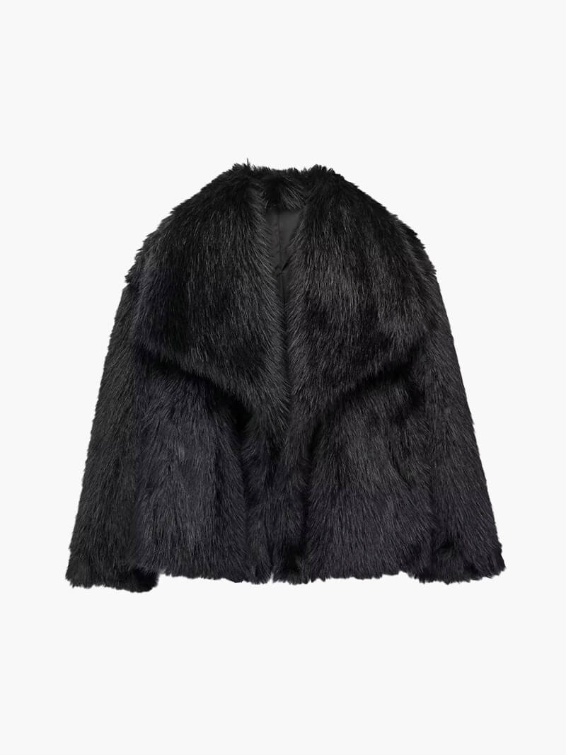 Cappotto Jenna in ecopelliccia