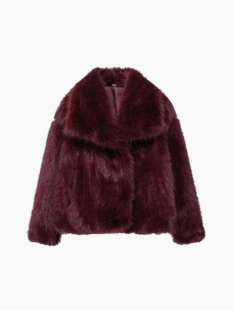 Cappotto Jenna in ecopelliccia