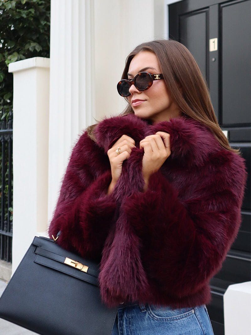 Cappotto Jenna in ecopelliccia