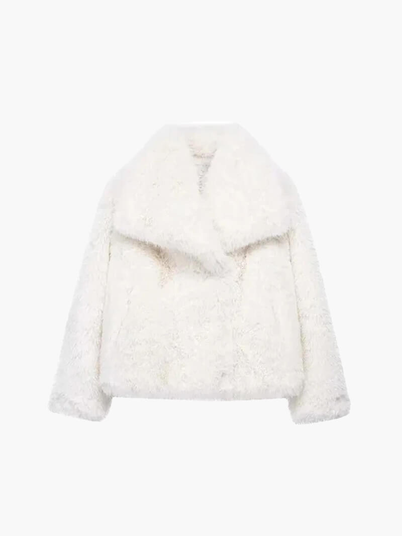 Cappotto Jenna in ecopelliccia