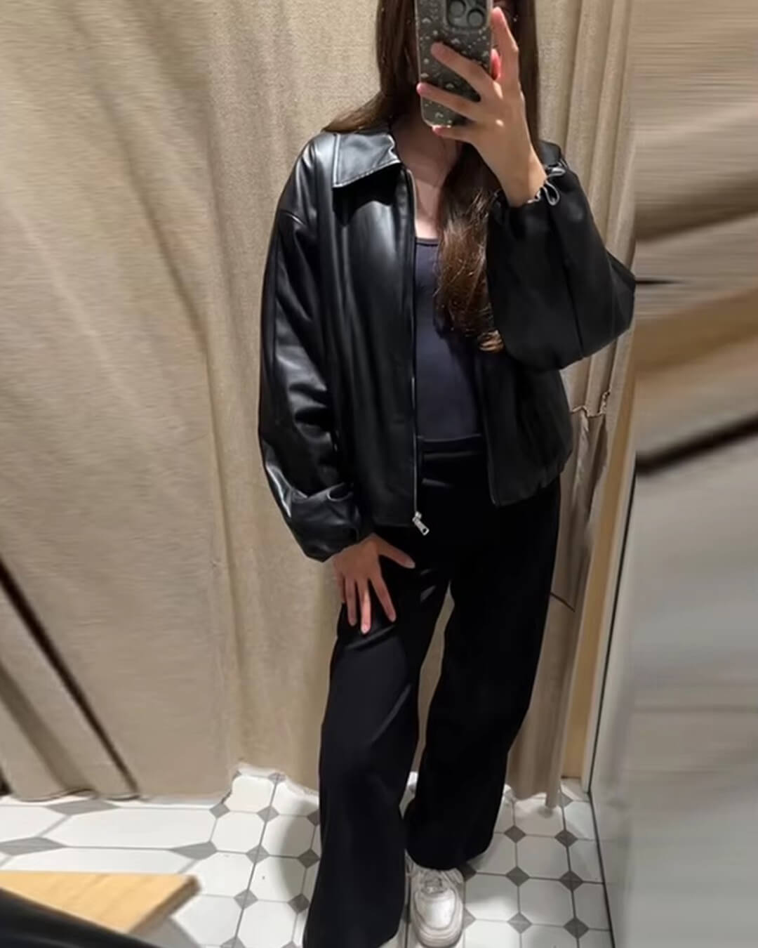Bomber Jenny in ecopelle